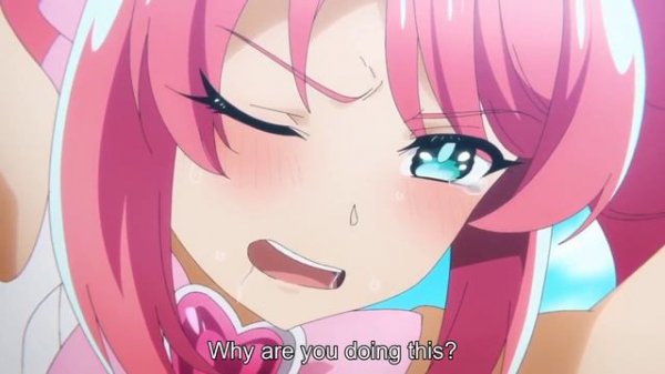 Magical girl tickle torture scene