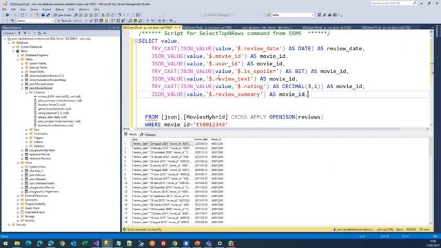 The JSON evolution with SQL Database смотреть онлайн