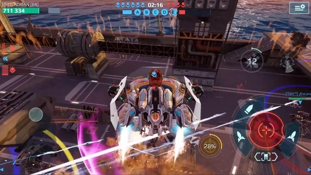 War Robots - INSTANT LOCK Using 2x Gravity Amplifiers On Orion! Orion Gameplay WR смотреть онлайн