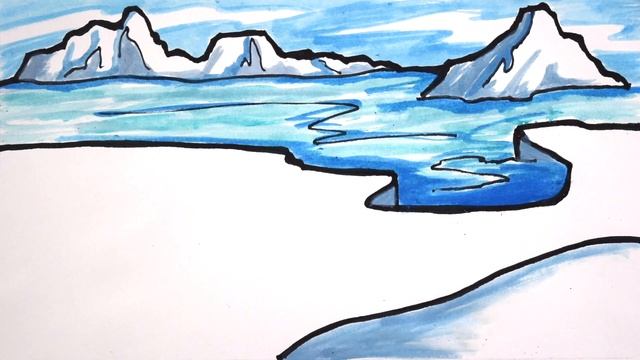 How to Draw the Arctic! | Drawing For Kids | Educational Art Videos For Kids смотреть онлайн