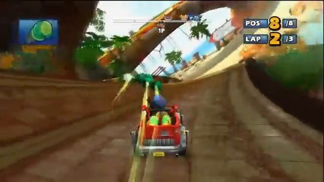 Sonic and SEGA All-Stars Racing - Banjo & Kazooie Gameplay смотреть онлайн