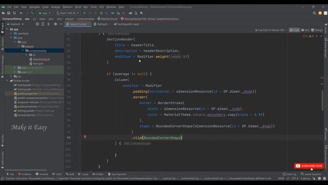 How to Implement Linear Progress Ratings in Jetpack Compose | Android | Kotlin | Make it Easy смотреть онлайн