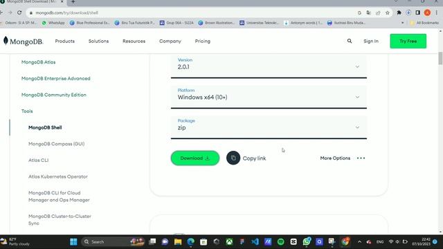 Tutorial install mongoDB di Windows смотреть онлайн