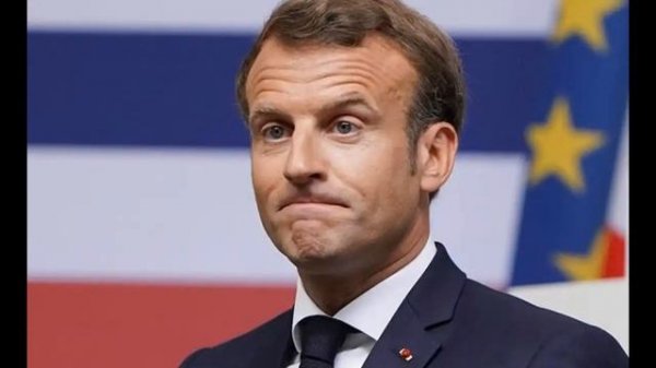 Macron was told to shut up.