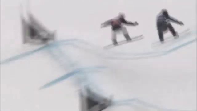 Snowboard cross World Cup Telluride 2010 by Pierre Vaultier смотреть онлайн