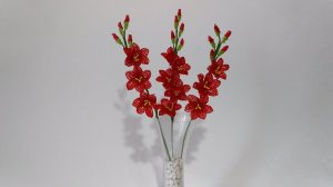 Бисероплетение. Рукоделие. Цветы из бисера. Иксия. 2 варианта. Мастер класс. Пошаговый МК .