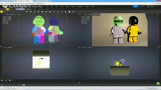 Three.js Online Meeting With Clara.io смотреть онлайн