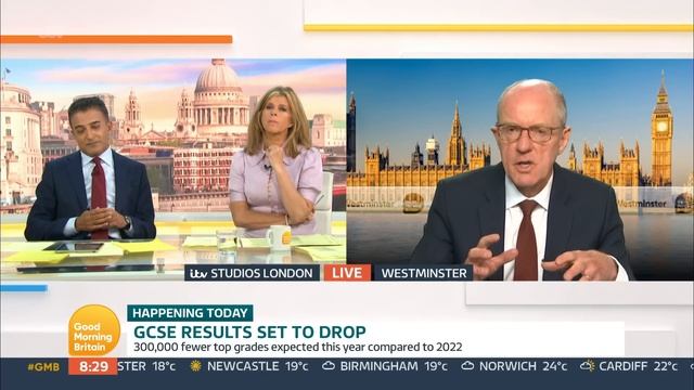 GCSE Results Day: MP Nick Gibb Reveals Why Grading Was Harsher This Year | Good Morning Britain смотреть онлайн