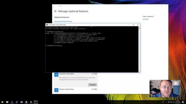 Windows 10 OpenSSH Client