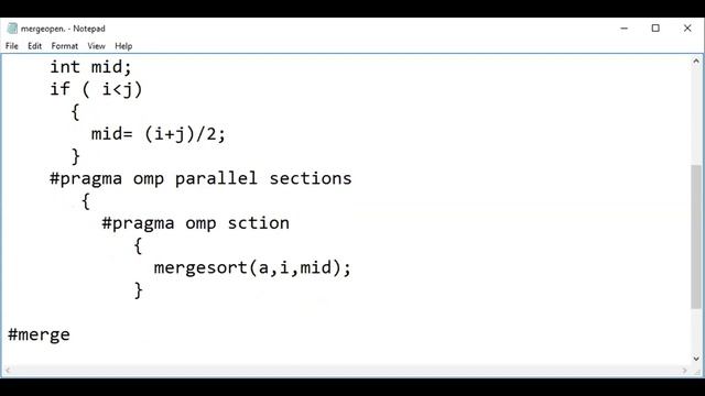 Mergesort usig parallel programming смотреть онлайн
