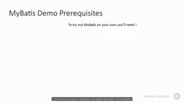 MyBatis 10 minute overview смотреть онлайн