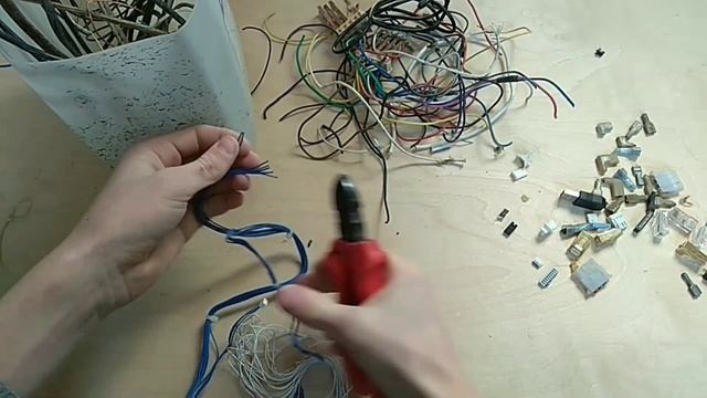 Подготавливаем провода к обжигу. смотреть онлайн