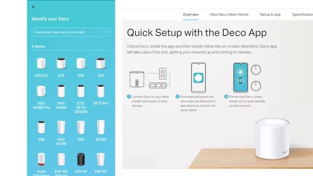 Tplink Deco X50 Whole Home Mesh WiFi6
