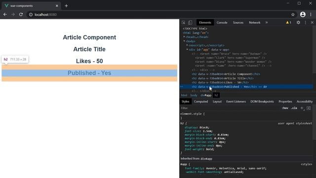 Vue JS 3 Tutorial - 32 - Non Prop Attributes смотреть онлайн
