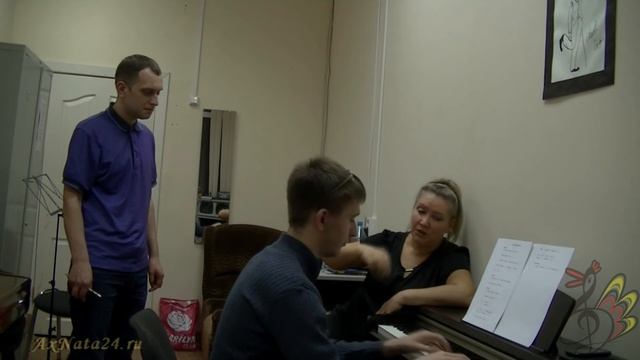 Учимся петь.Упражнение распевка на интервале секунда.Задачи и решения смотреть онлайн