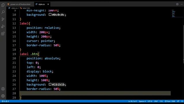 Custom Checkbox with HTML CSS | Power Button | On Off Button | No JS Effects смотреть онлайн