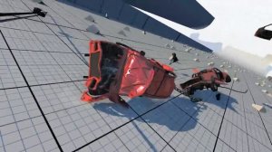 Машины разбиваются. Подборка аварий из игры BeamNG.Drive. Бессмысленные разрушения 2017