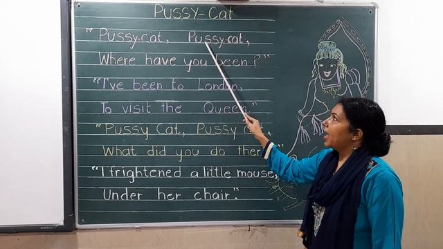 ENGLISH RHYME- PUSSY CAT смотреть онлайн