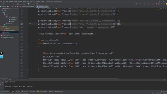 Creating invoice product list in java part 4 смотреть онлайн