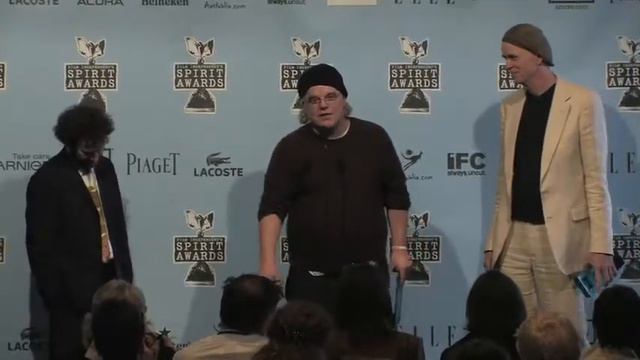 Charlie Kaufman, Philip S Hoffman, Tom Noonan Robert Altman Award Press PoolCAM desktop смотреть онлайн