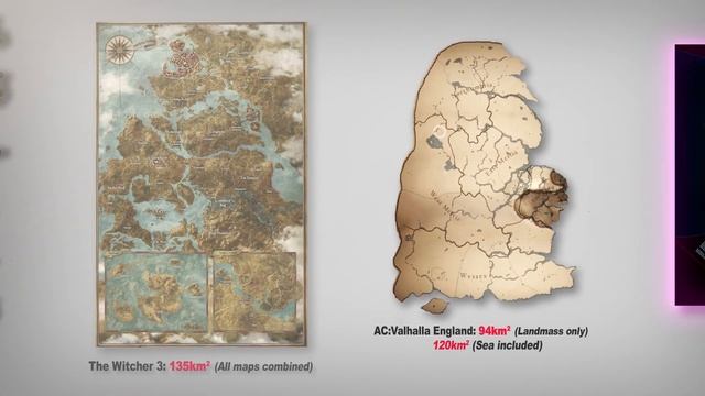 Cyberpunk 2077 Ps5 Map SIZE vs Witcher 3 & AC смотреть онлайн