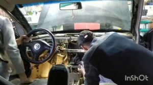 Замена радиатора печки Volkswagen Passat B5 (Timelaps) Replacing the radiator of the stove Passat B