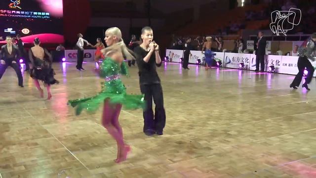 2012 World Youth Latin R1 | Akkubekov - Borovskaya, KAZ смотреть онлайн