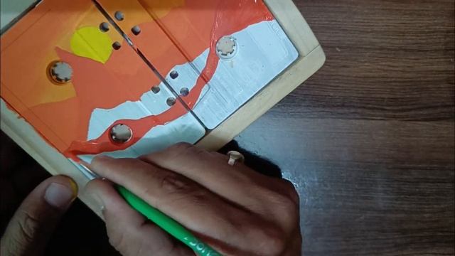 how to draw a sunset with dense trees on cassette / Cassette tape painting #art #cassette смотреть онлайн