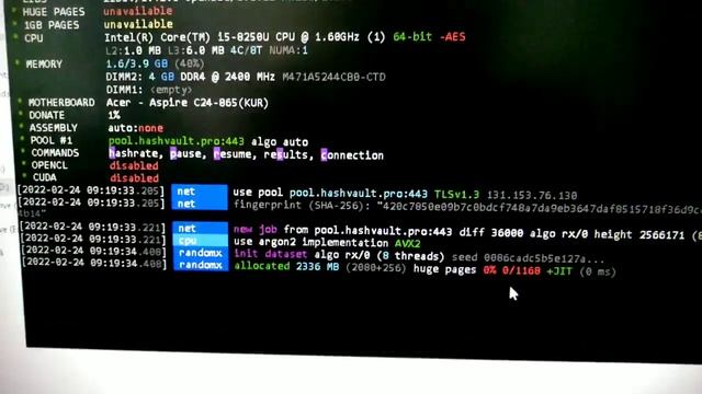 hashvault how to set the cpu hash rate to the maximum, monero mining with cpu смотреть онлайн
