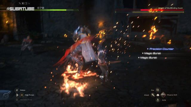 Final Fantasy XVI Dragoon Knight of the Blinding Dawn Boss Fight (Japanese Voice English Subs) смотреть онлайн