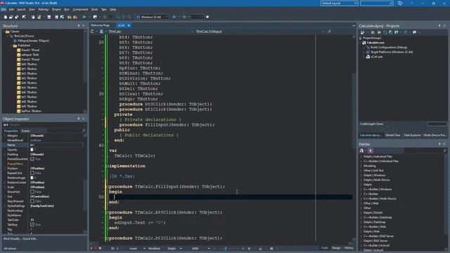 Мастер-класс: создание кроссплатформенной программы "калькулятор" в среде Delphi 10 с нуля смотреть онлайн