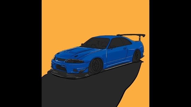 Digital Painting in Procreate | Nissan Skyline R33 GTR смотреть онлайн