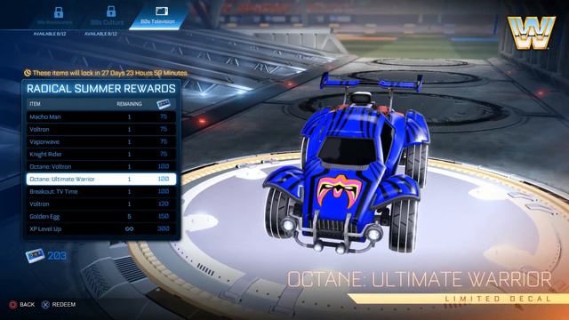 Rocket League Radical Summer Phase 3, 80s Television - All items preview! смотреть онлайн