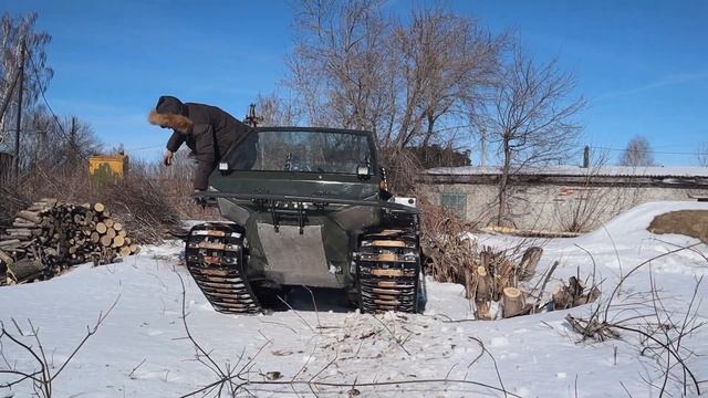 Обзор гусеничного вездехода ЛАЙКА "Тайга".Покатались не без приключений! смотреть онлайн