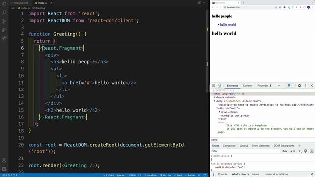 React 18 Tutorial - JSX Rules смотреть онлайн
