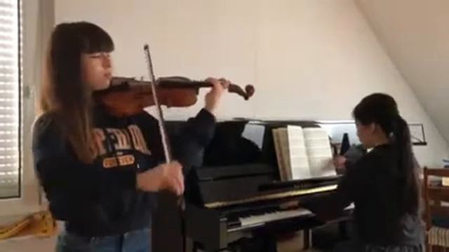 Viotti violin concerto 22 -1 Moderato- (Cadenza Joachim) Home Practice🏡🎻😃🎹 смотреть онлайн