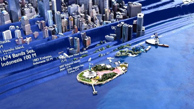 TSUNAMI Height Comparison On The Earth ? смотреть онлайн
