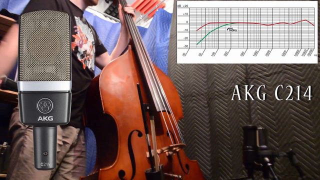 AKG C 214 vs Audio Technica AT2020 - Condenser Mics Shootout on Upright Bass - Want 2 Check смотреть онлайн