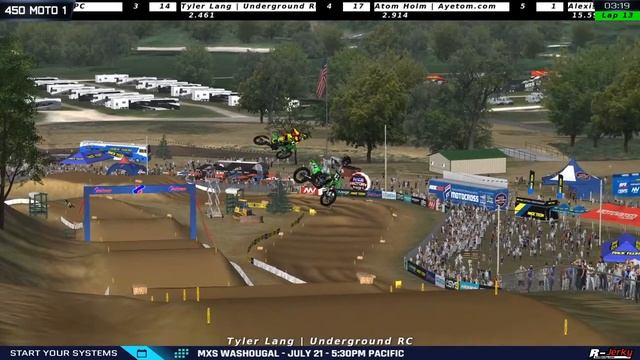 MX Simulator - 2021 RaceFactory Nationals Rd. 6 - Spring Creek смотреть онлайн