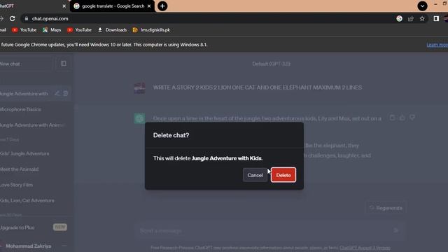 HOW TO WRITE ON CHAT GPT AND TRANSLATE INTO GOOGLE TRANSLATE смотреть онлайн