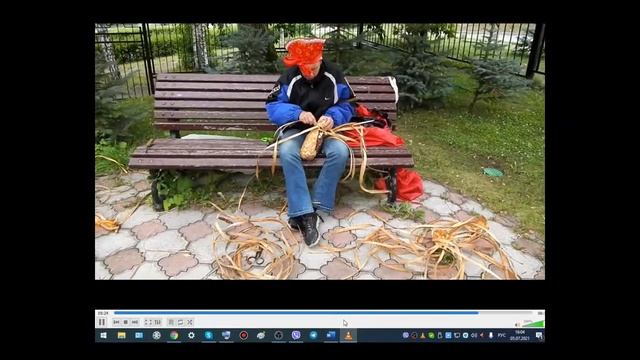 Как плести лапти Занятия бесплатно каждый день 11-00 первоцвет Озёрск74... смотреть онлайн