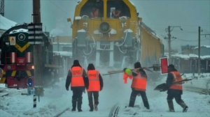 Требования безопасности при нахождении на железнодорожных путях в зимнее время