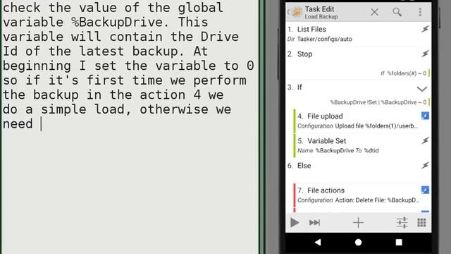 Automatic Tasker backup on Google Drive смотреть онлайн