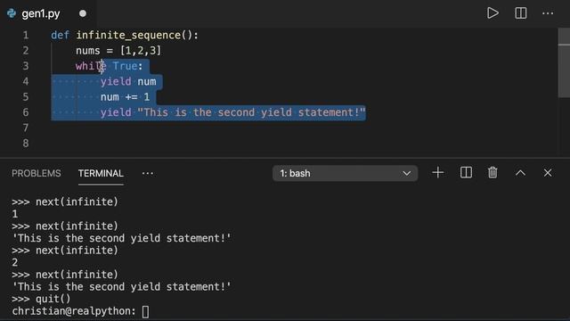 Generators in Python смотреть онлайн