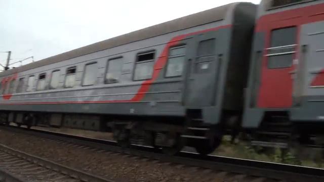 ЭП1М-637 с поездом №498 Ижевск — Адлер смотреть онлайн