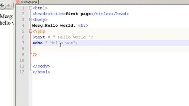 php tutorial in Tamil part - 03 Variable смотреть онлайн