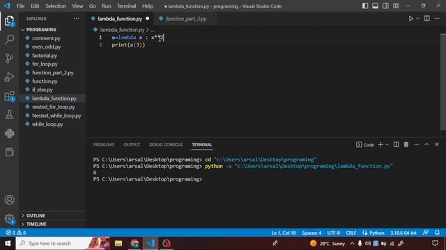 python lambda function | python lambda expression | python lambda hindi | lambda function in python смотреть онлайн