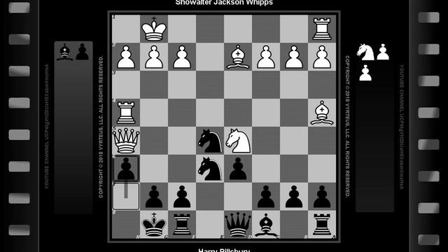 Chess: Pillsbury: 40 Best Games (#7 of 40): Showalter Jackson Whipps vs. Harry Pillsbury смотреть онлайн