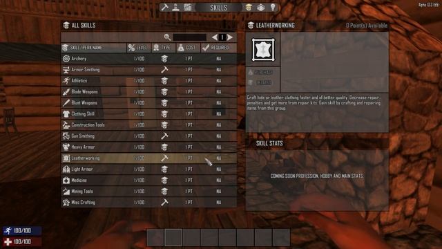 7 Days to die Альфа 13 Гайд по скилам (перевод скилов на русский) смотреть онлайн