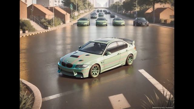 Stable Diffusion Deforum - BMW Evolution (1966 - 2022) смотреть онлайн